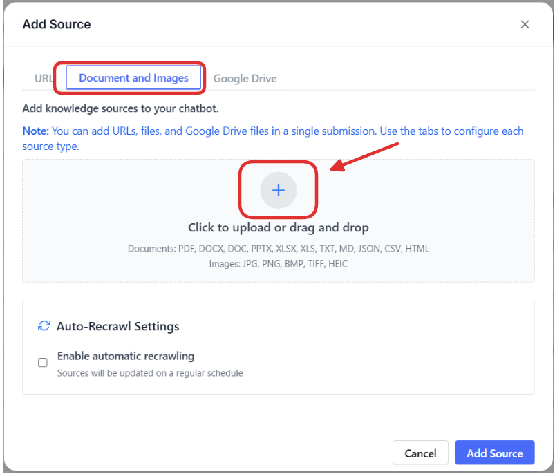 Document Upload Modal